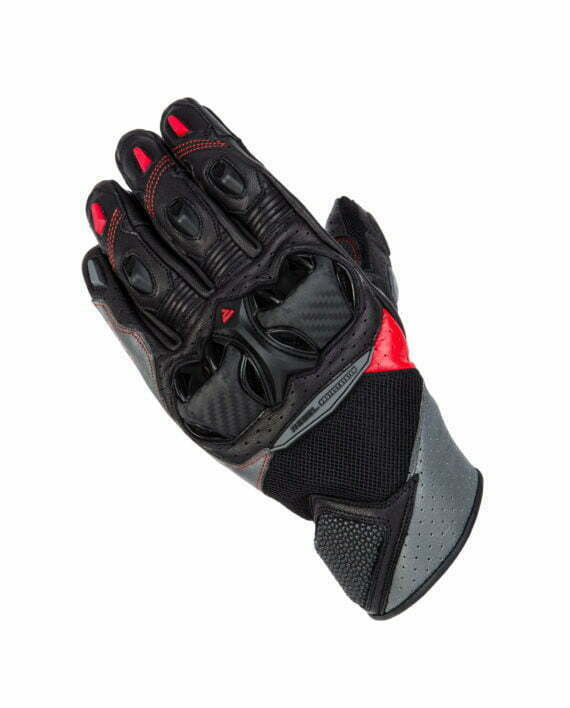 Rebelhorn Women MC Handschuhe Flux II Schwarz /Rot