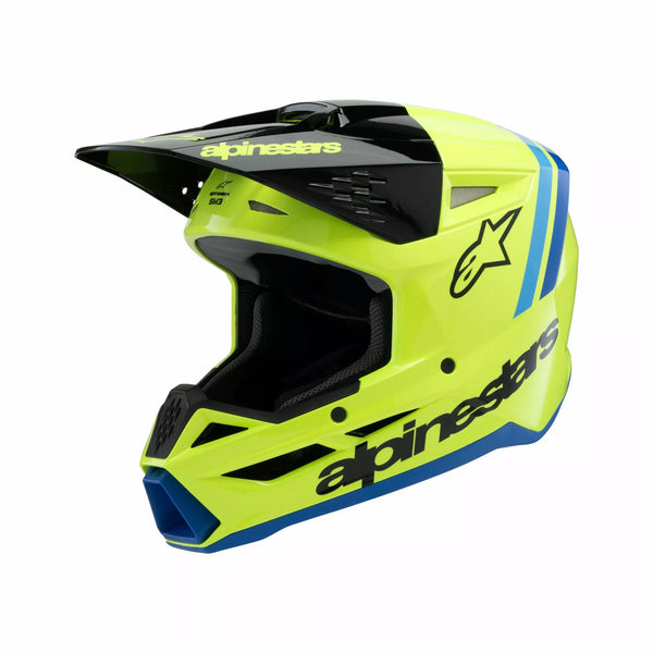 Alpinestars (MX) Helmet Yth SM3 Radium YL/BK/B 8301925-5017-Sym