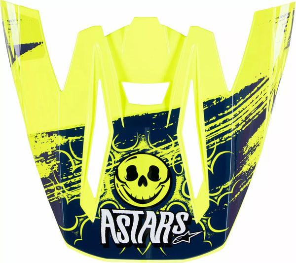 Alpinestars (MX) Visor SM5 Rash NV/YL 8987023-7455-Os