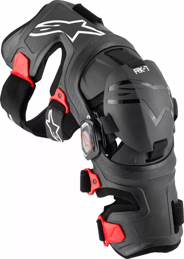 Alpinestars (MX) Kneebrace RK-7 Plasma BLK/RD S 6500825-13-S