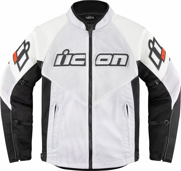 ICON JKT MESH OF LTHR CE WT 2x 2810-3906