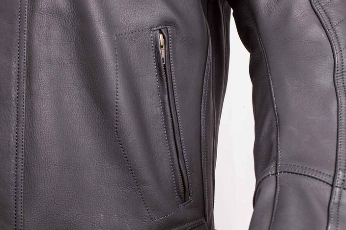 Gms mc-leather jacket panther black