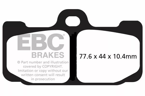 EBC BREAK PAD EPFA ITS EXTR PRO EPFA295HHHH