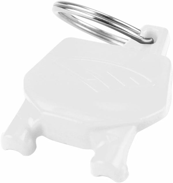 Cycra Cycra Plate# Key-Ring Wh 1CYC -0002-42