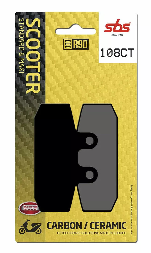 SBS BRAKE PAD CAR/CER SCOOT 108CT