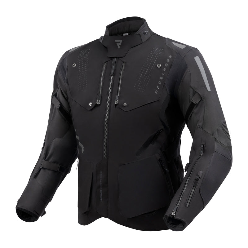 Rebelhorn Textile MC Jacke Hiker IV Schwarz