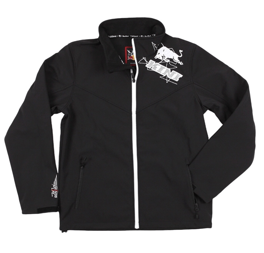 Kini Red Bull Jacke Team Softshell Schwarz