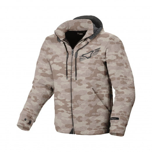 Macna Kevlar Mc-Hoodie Distrikt Beggie /Camo