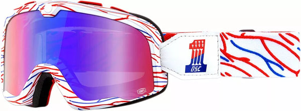 100% Goggle DTH Spry Rd/Bl mir 50002-298-02