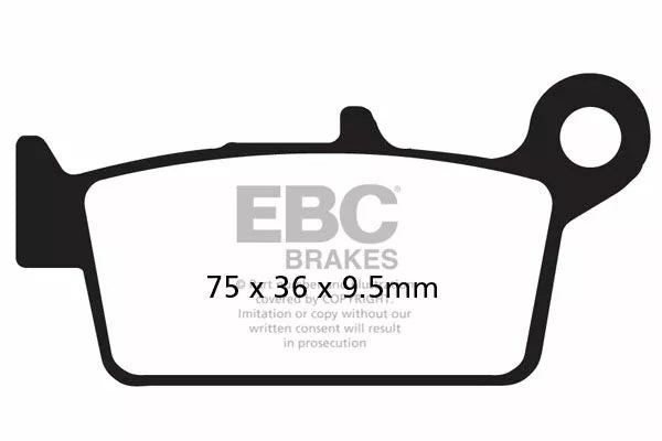 EBC BRAKE PAD SFA ORG SCOOTER SFA131/3