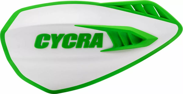 CYCRA CYCLONE HANDGUARDS WT/GN 1CYC-0056-241