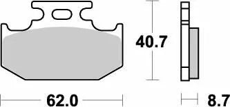 Moto-Master Brake Pad Nitro 092221