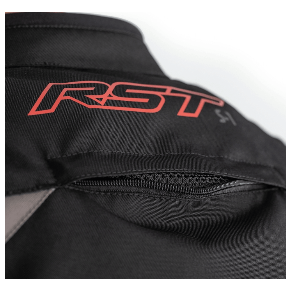 RST Textile MC-Jacket S-1 Black /Rot