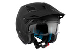 Mt Helmets Open MC Helmet District Solid A1 Matt Black