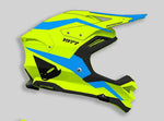 UFO Cross MC Helm Diamant Neon gelb /blau