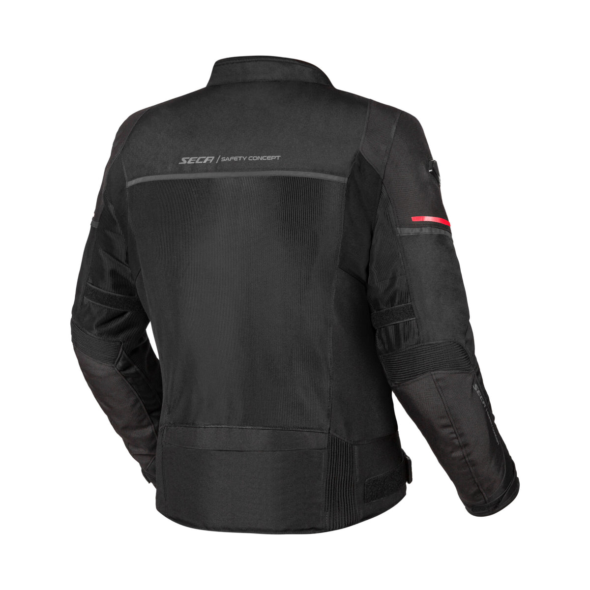 Seca Textile MC Jacke Dampf Evo schwarz