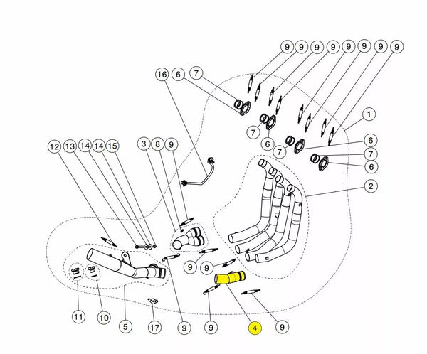 Akrapovic Collector SS C-S10R8R C-S10R8R