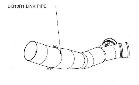 AKRAPOVIC LINK PIPE SS Z750 L-K7SO2