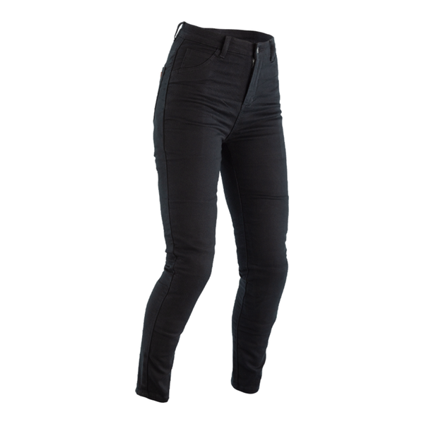 RST JEGGING CE Reinforced Ladies Textile Jean - Black Twill Size S Short Leg 102624BLK -10