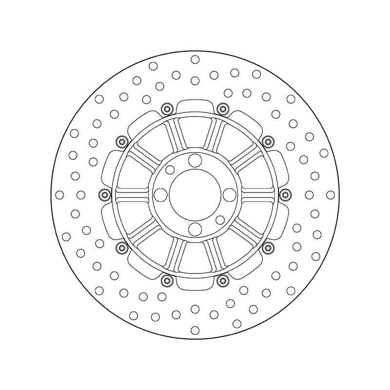 BREMBO Serie Oro Round Fixed Brake Disc 68B407D3