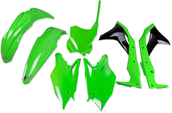 UFO Plastic Kit OEM -Farbe (2020) Kawasaki KX250 KAKIT225@999K