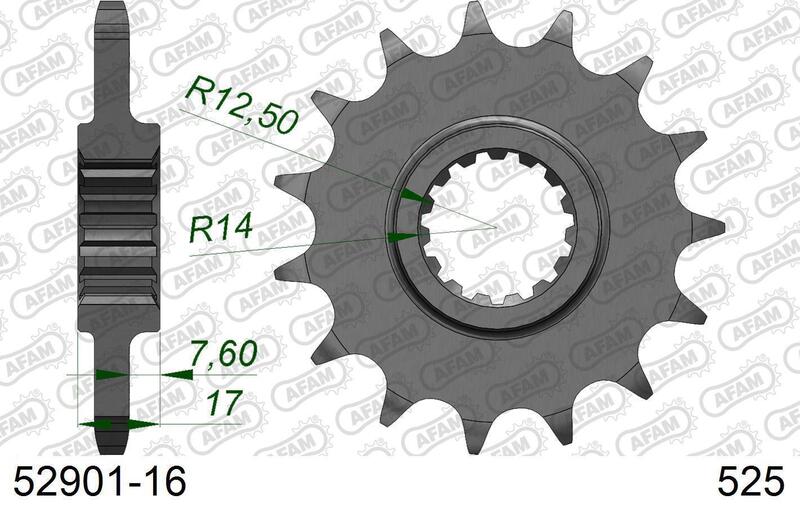 AFAM STAEL STAHL STROKE FEET 52901 - 525