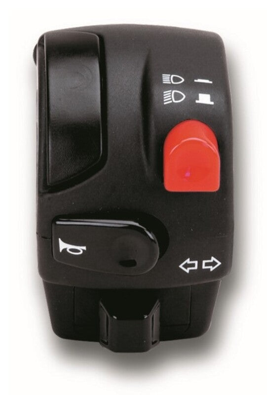 Signalschalter Domino links schwarz 0068aa.9a.04-04