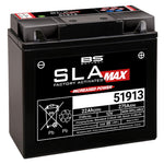 BS BATTERY SLA MAX BATTERY MAINTENANCE FREE FACTORY ACTIVATED - 51913