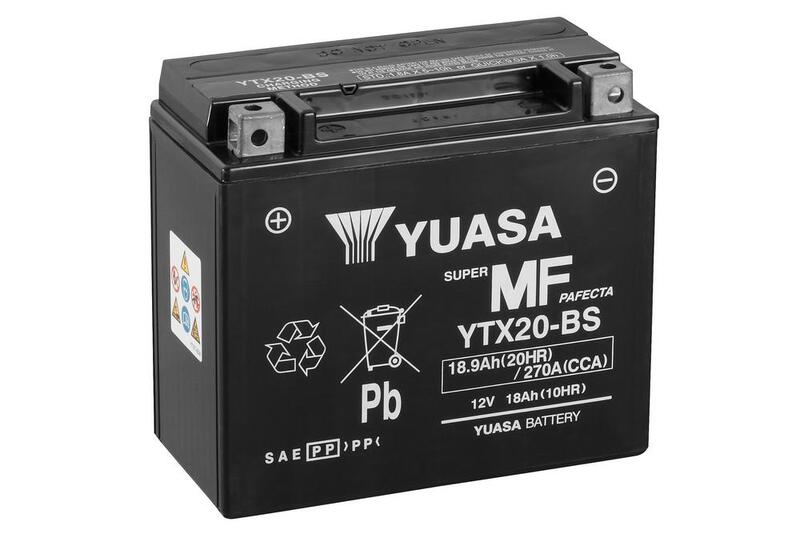 Yuasa Batterie Wartung kostenlos mit Säurepaket - YTX20 -B