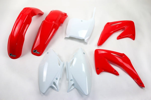 UFO Plastic Kit OEM Farbe Rot/Weiß Honda CRF250R/450R Hokit106@999