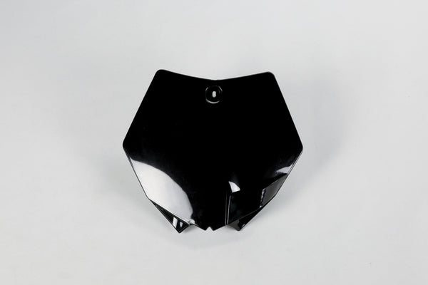UFO Front Number Plate Black KTM SX85 KT04041@001