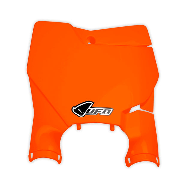 UFO Stadium Front Number Plate Neon Orange KTM KT04080#fflu