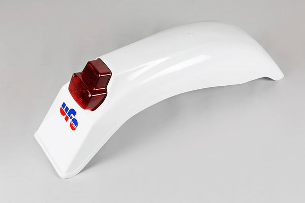 UFO Enduro Heck Kotflügel + hell weiße ME08026#W.