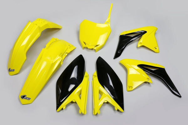 UFO Plastic Kit OEM Color (2017) Gelb/Schwarz Suzuki RM-Z250 Sukit416@999K