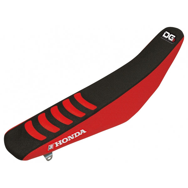Blackbird Double Grip 3 Sattelabdeckung - Rot/ Schwarz - Honda CRF450R 1149H