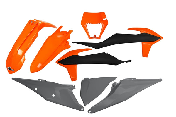 UFO-Kunststoff-Kit OEM-Farbe (2021) KTM EXC/EXC-F KTKIT527@999X