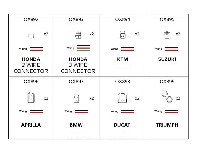 Oxford -Indikatoradapterkabel - Honda 2 Drahtanschluss OX892