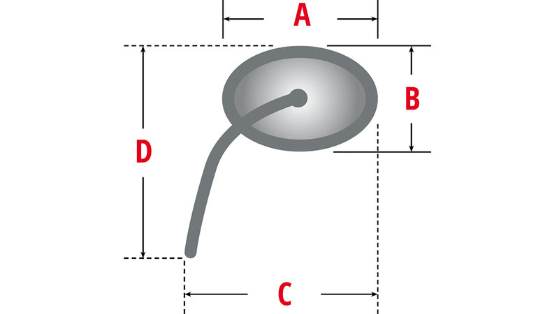 HighSider Mirror Stealth -x3 mit LED -Position Licht (Paar) 301-452