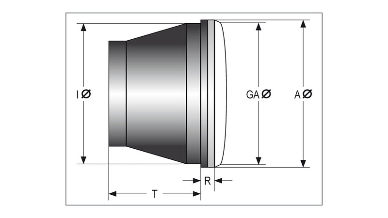 Highsider 7 "LED Head Light Insert Typ8 226-002