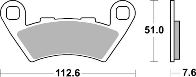 Tecnium Street Performance Sintered Metall Bremsbeläge - MF444 (KL Brera) 1122542