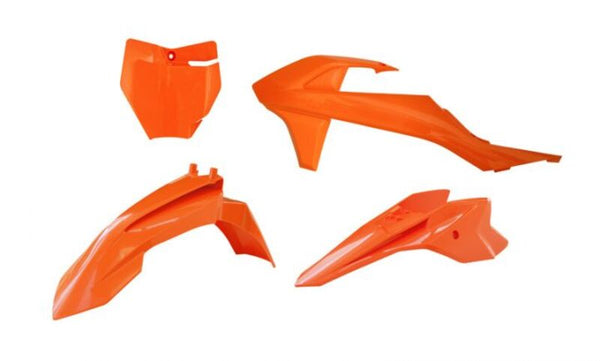 Racetech Plastic Kit 4-Parts-Orange R-KitkTM-AR0-050