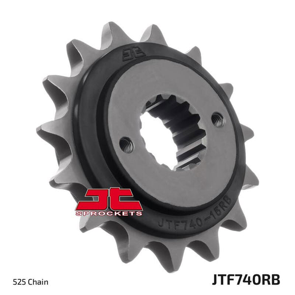 JT -Sprock -Stahlgeräusch - freier Vorderrad 740 - 525 JTF740.15RB
