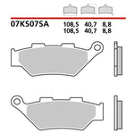 BREMBO Sintered Brake pads - 07KS07SA 07KS07SA