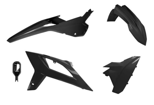 RACETECH Plastkit 4 Teile – Schwarz für Beta (R-KITBET-NR0-520) 
