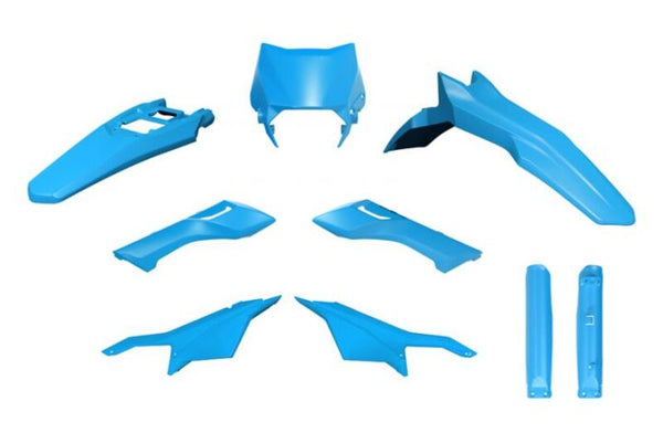 Racetech Plastic Kit 6 parts-Light Blue R-Kitsur-AZ0-624