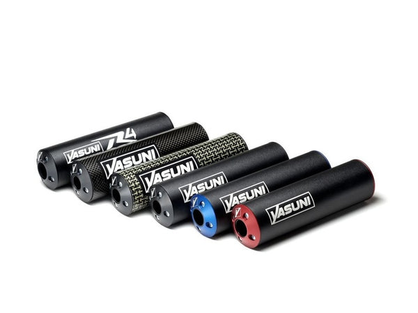 YASUNI Komplett-Auspuffanlage Carbon Kevlar / Alu Schwarz TUB1001-4CK 