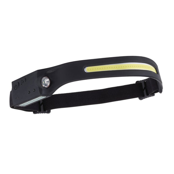 DRAPER 2 IN 1 HEAD TORCH COB LED RECHARCHEABLE WAVE SENSOR - 3W 28236.0