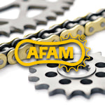 AFAM Chain Kit 420R1 12/51 (OEM Ratio) Reinforced med ståldrev för Beta RRT 50 Enduro 2002-2005. Förstärkt kedja och standard bakdrev i slitstarkt stål.