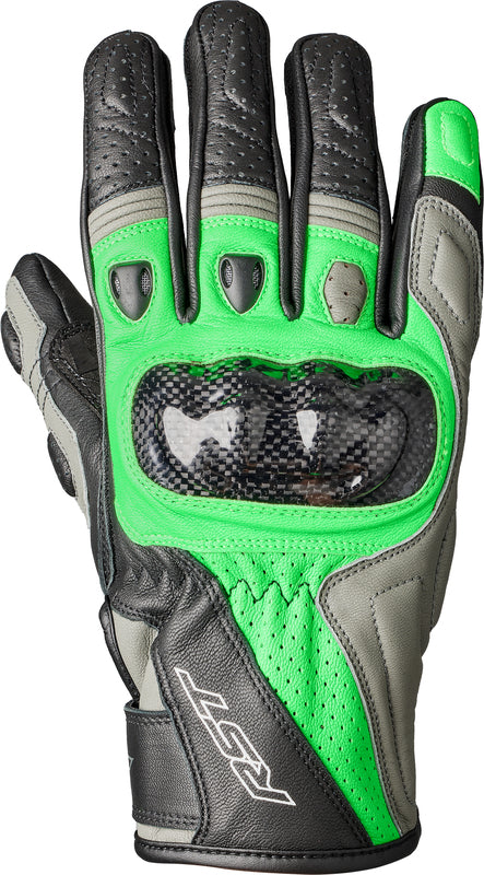 RST STUNT 3 CE GLOVES - Neon Green 102123NEO -12