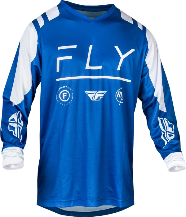 Fly Racing F-16 Jersey-True Blue/White 377-924m